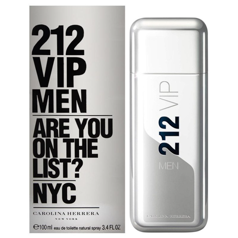 عطر گرمی ۲۱۲ وی آی پی مردانه | Carolina Herrera 212 VIP Men