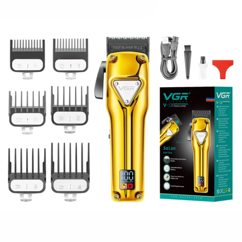 ماشین اصلاح موی سر و صورت وی جی ار مدل V-136